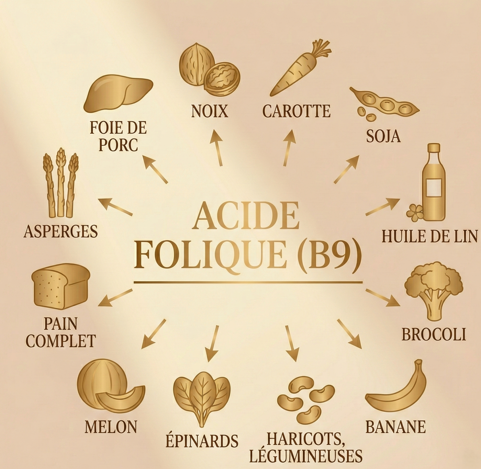 Acide folique B9 Acide folique B9