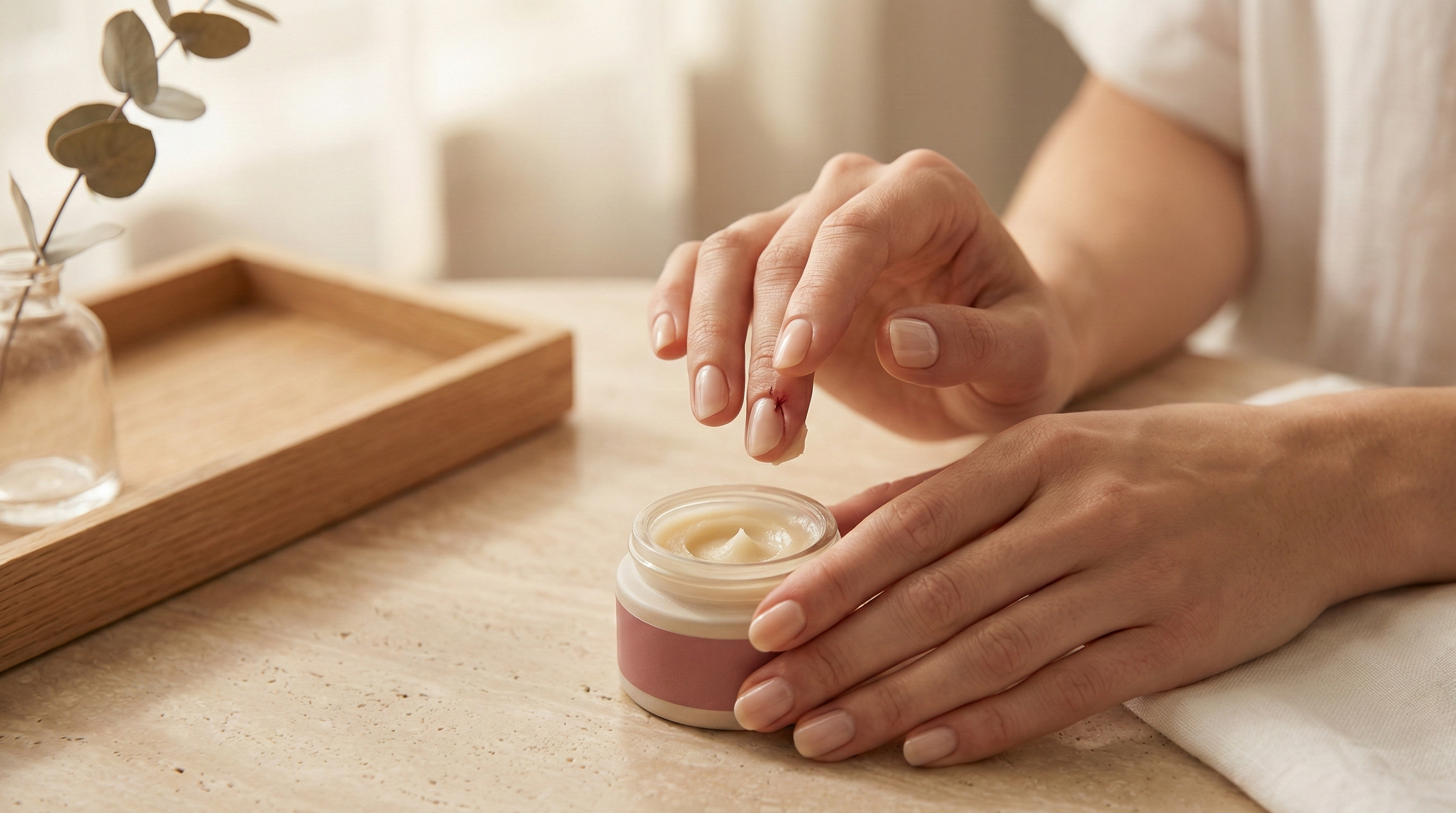 Crevasses doigts Crevasses doigts