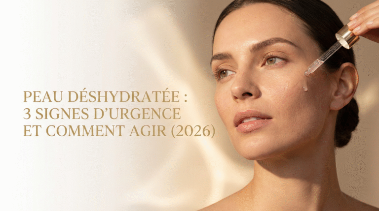 Peau déshydratée : 3 signes d&rsquo;urgence et comment agir (2026)