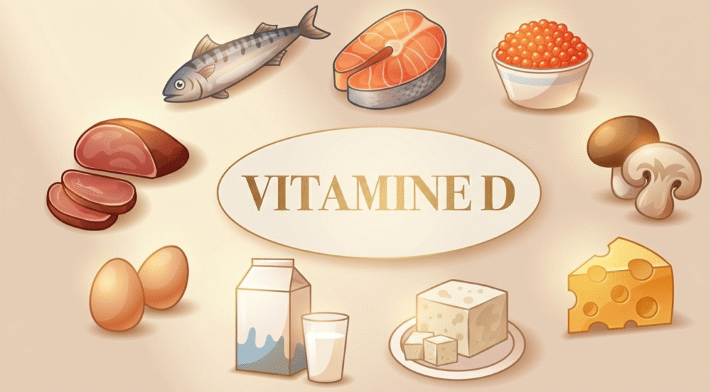 Vitamine D aliments Vitamine D aliments