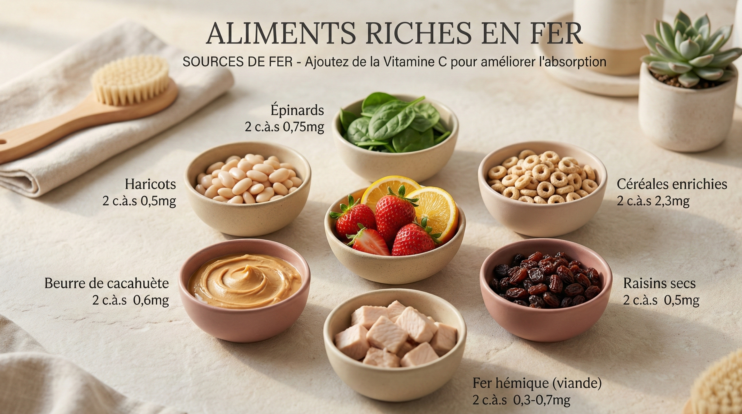 Aliment riche en fer Aliment riche en fer