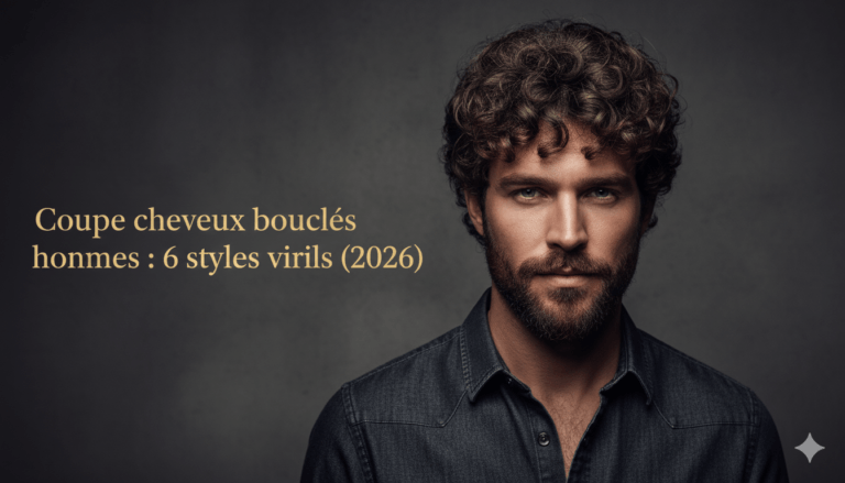 Coupe cheveux bouclés hommes : 6 styles virils (2026)