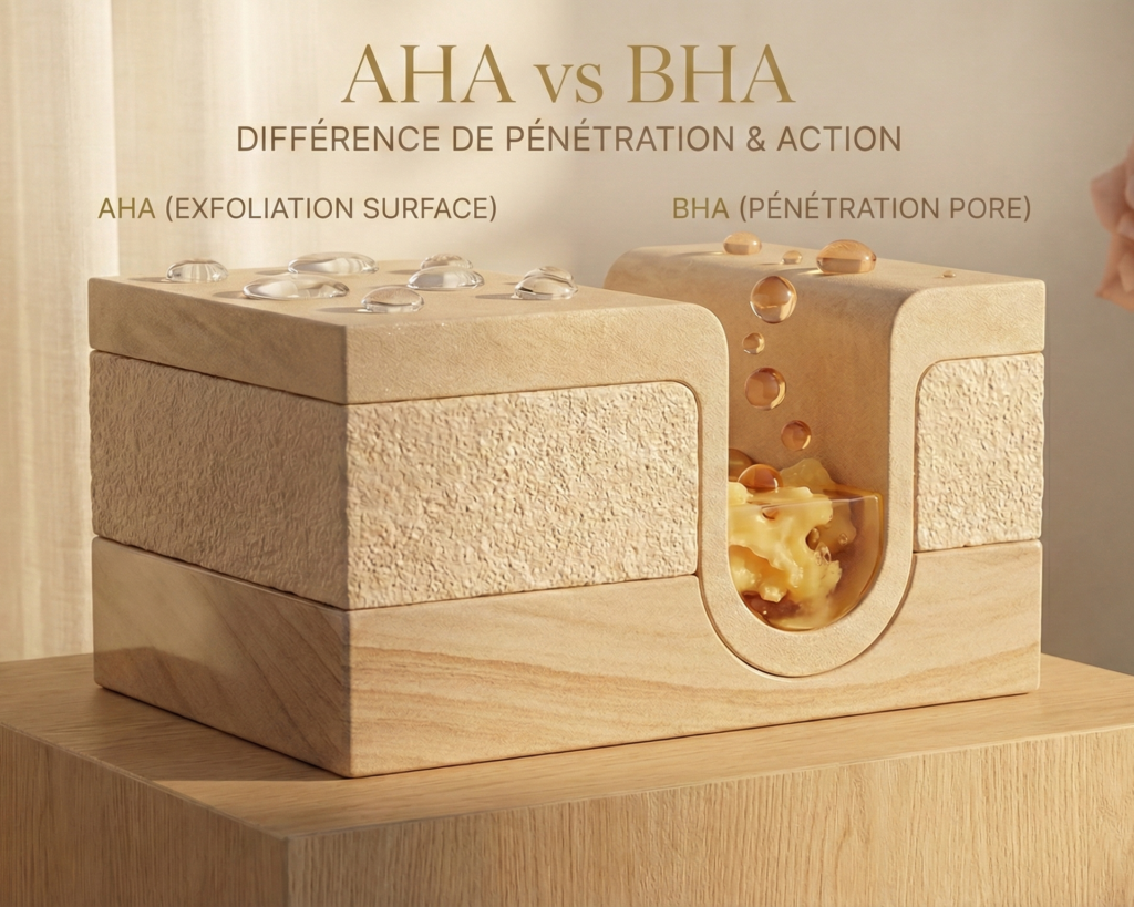 Illustration AHA vs BHA