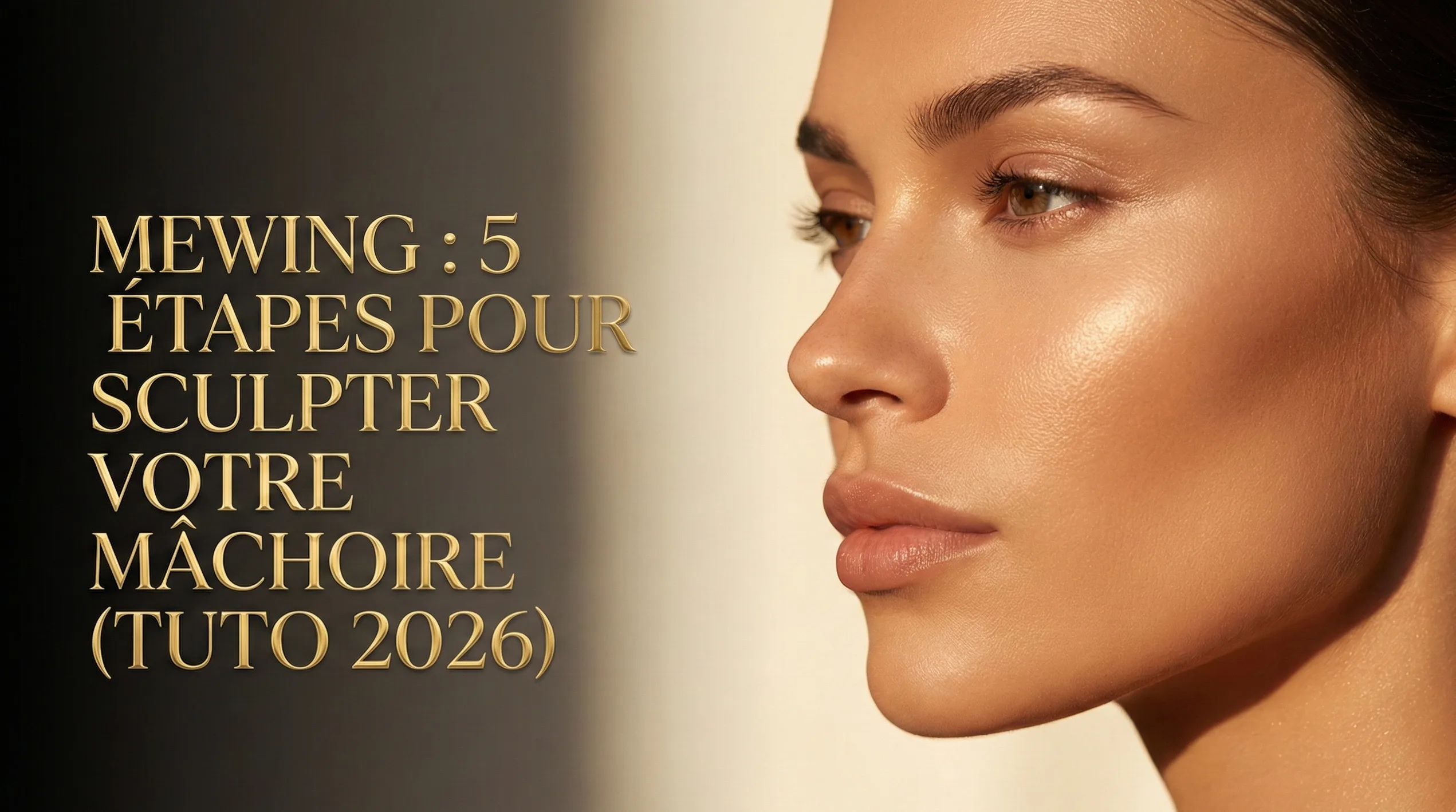 MEWING : 5 ÉTAPES POUR SCULPTER VOTRE MÂCHOIRE (TUTO 2026)