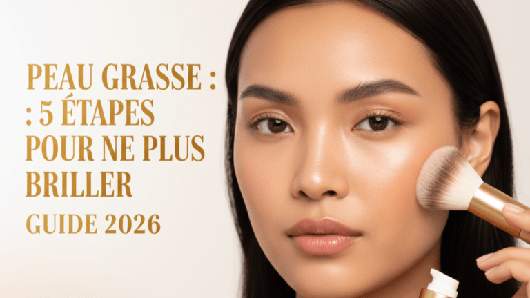 Peau grasse : 5 étapes pour ne plus briller (Guide 2026)