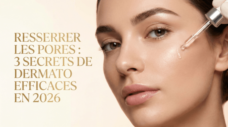 Resserrer les pores : 3 secrets de dermato efficaces en 2026