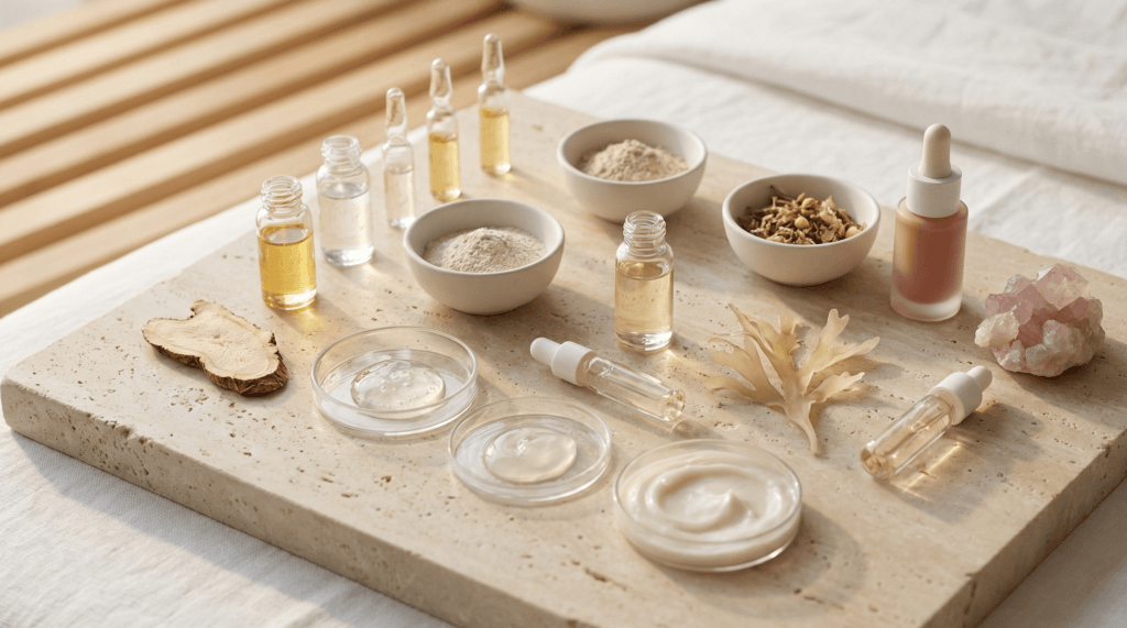 Tableau des principes actifs cosmétiques