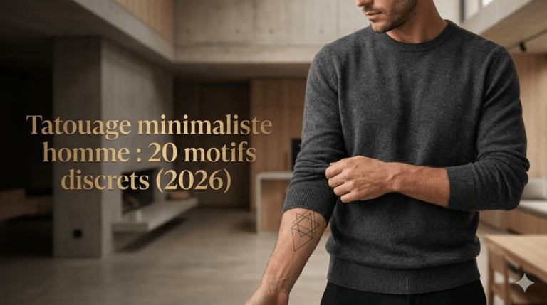 Tatouage minimaliste homme : 20 motifs discrets (2026)