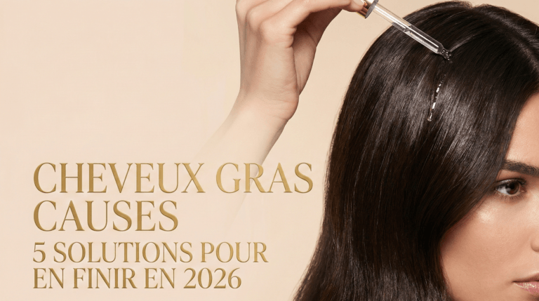 Cheveux gras causes : 5 solutions pour en finir en 2026