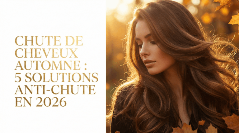 Chute de cheveux automne : 5 solutions anti-chute en 2026