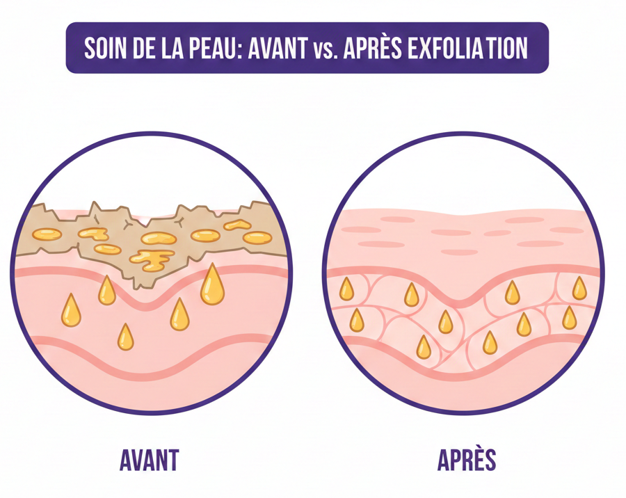 illustraton soin de la peau