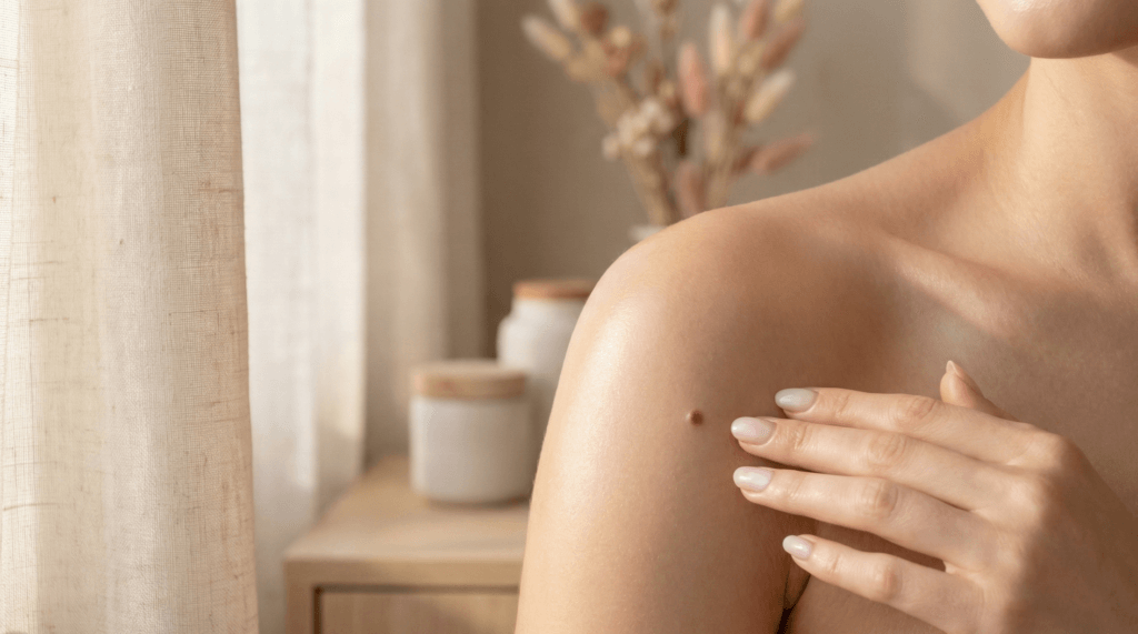 Grain de beaute qui gratte