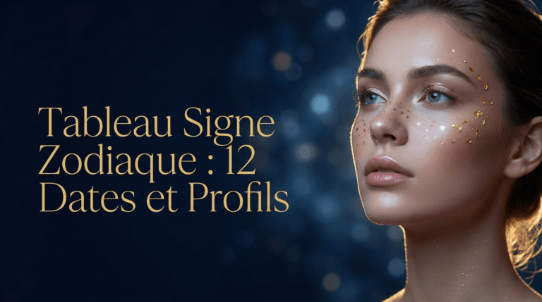 Tableau Signe Zodiaque : 12 Dates et Profils (2026)