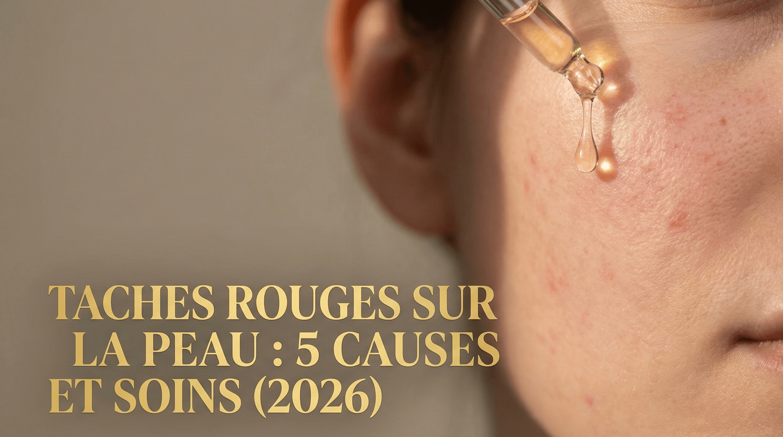 Taches rouges sur la peau