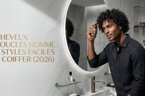 CHEVEUX BOUCLES HOMME