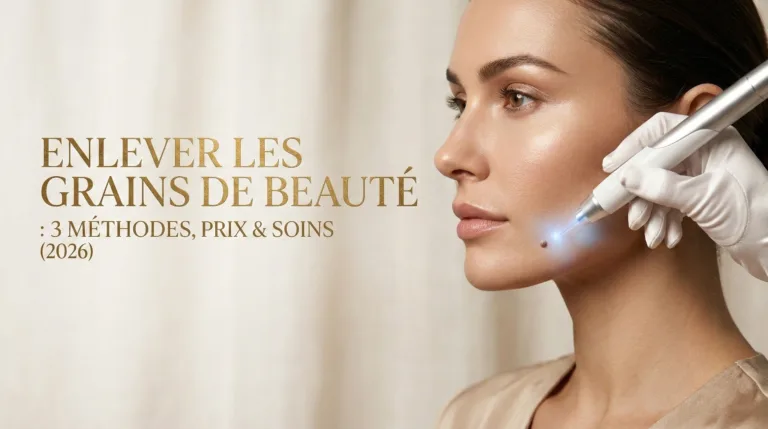 Enlever les grains de beauté : 3 méthodes, prix & soins (2026)