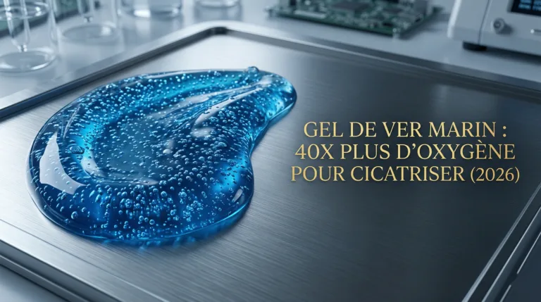 Gel de ver marin : 40x plus d&rsquo;oxygène pour cicatriser (2026)