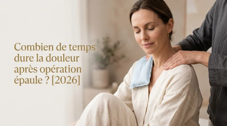 Combien de temps dure la douleur après opération épaule ? [2026]