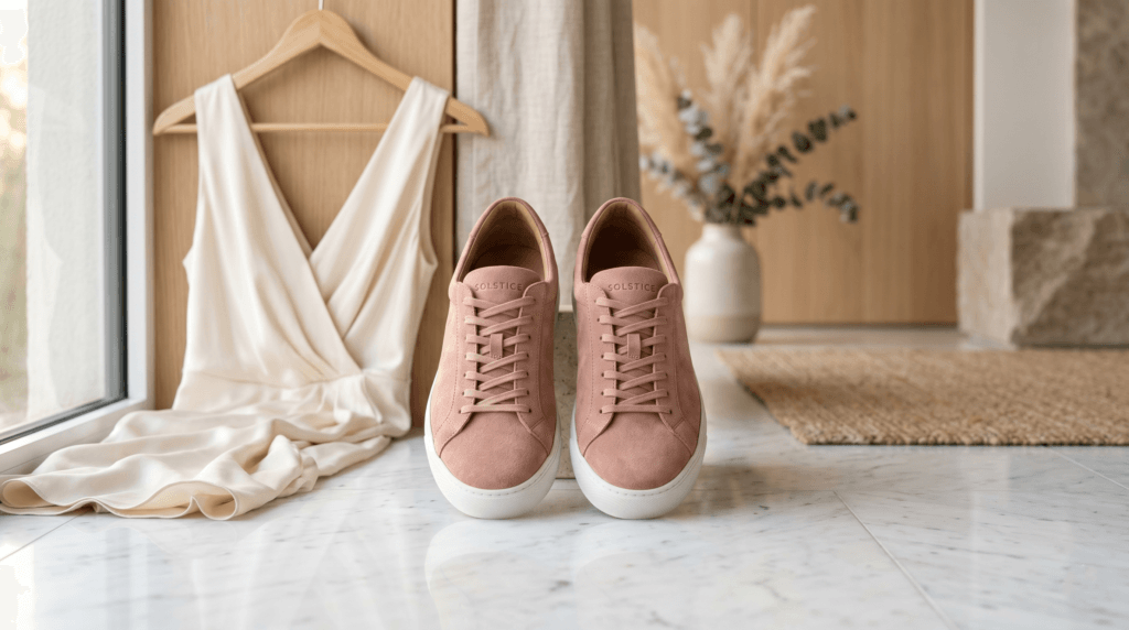 Sneakers rose