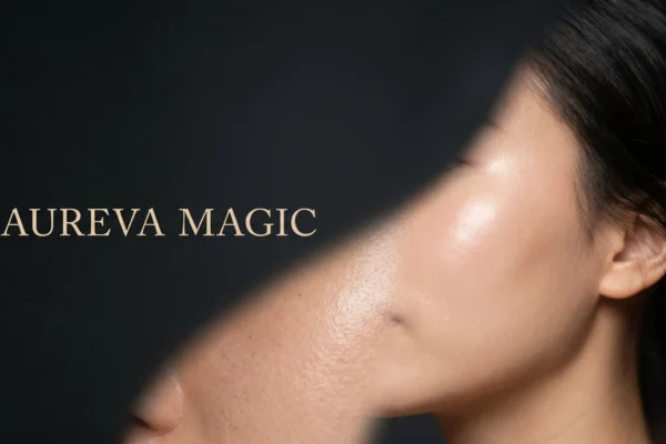 Photographie macro éditoriale pour l'avis dermatologue sur Aureva Magic.