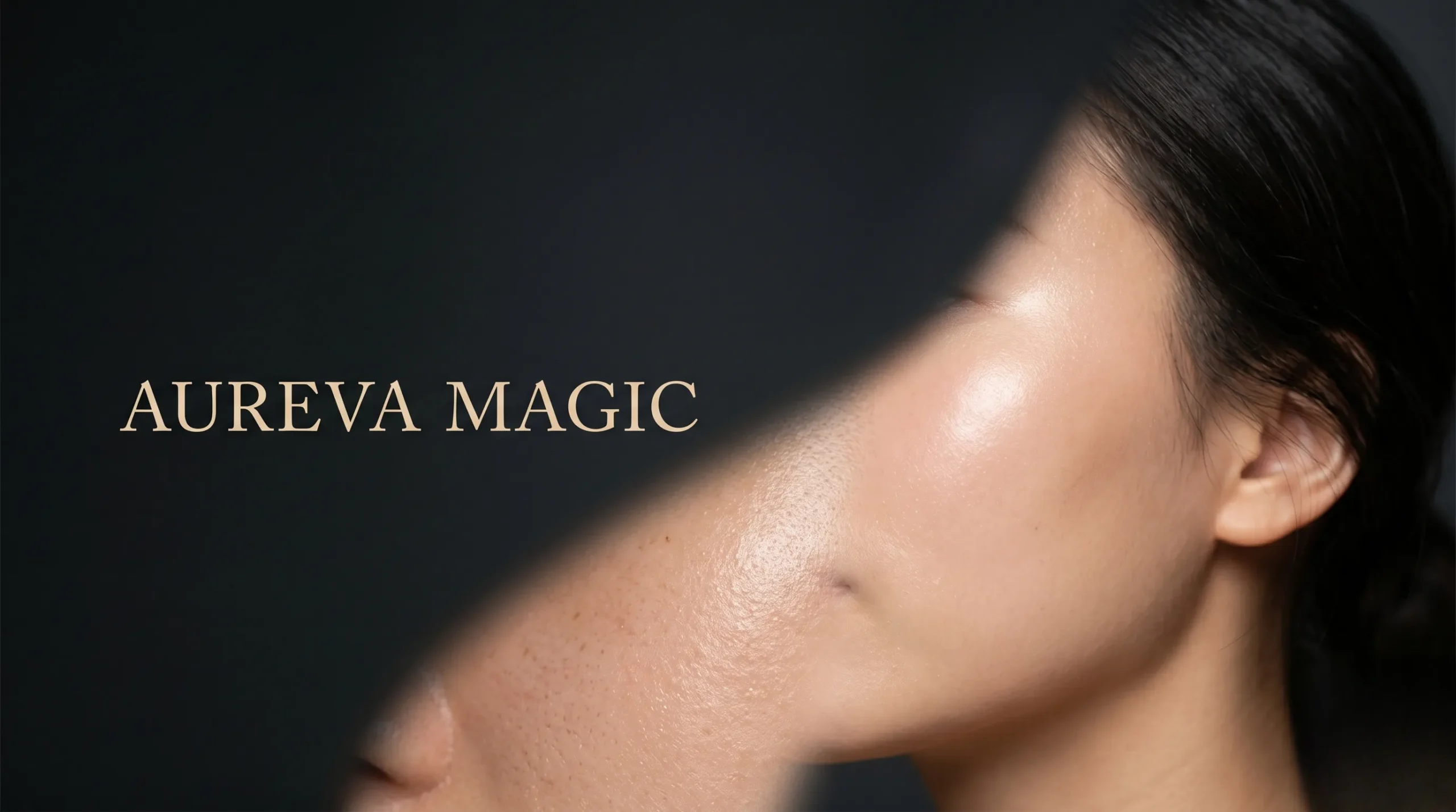 Photographie macro éditoriale pour l'avis dermatologue sur Aureva Magic.