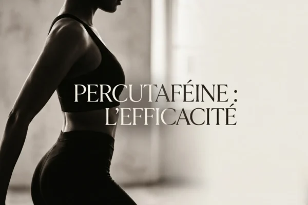 Silhouette de corps sculpté mettant en avant l'efficacité de la Percutaféine.