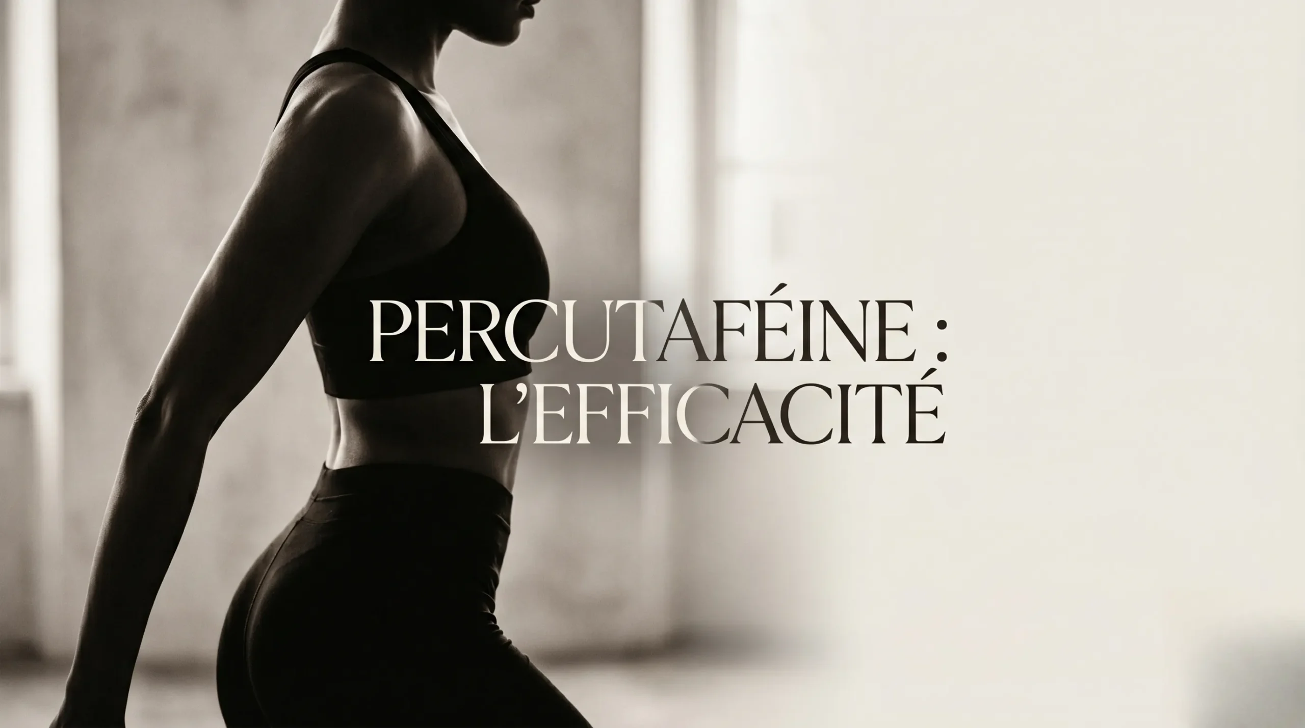 Silhouette de corps sculpté mettant en avant l'efficacité de la Percutaféine.