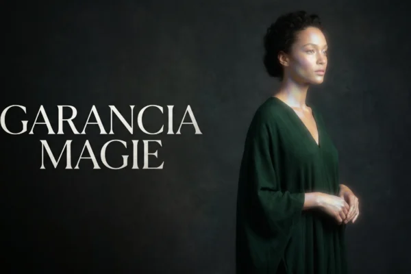 Eclat magique d'un portrait éditorial pour les soins Garancia.