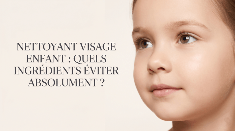 nettoyant visage pour enfant