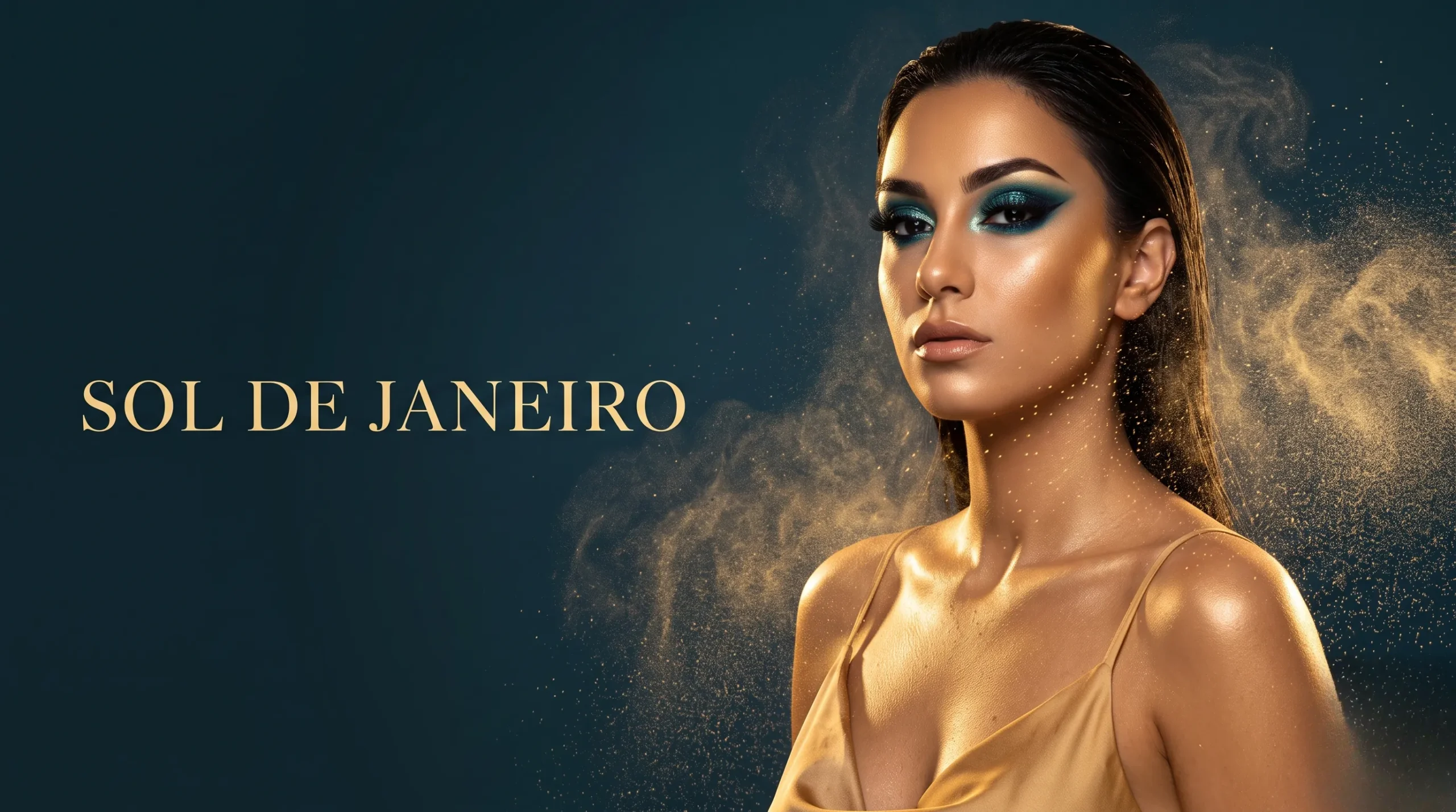 Photo éditoriale haute couture illustrant la fraîcheur d'une brume parfumée.