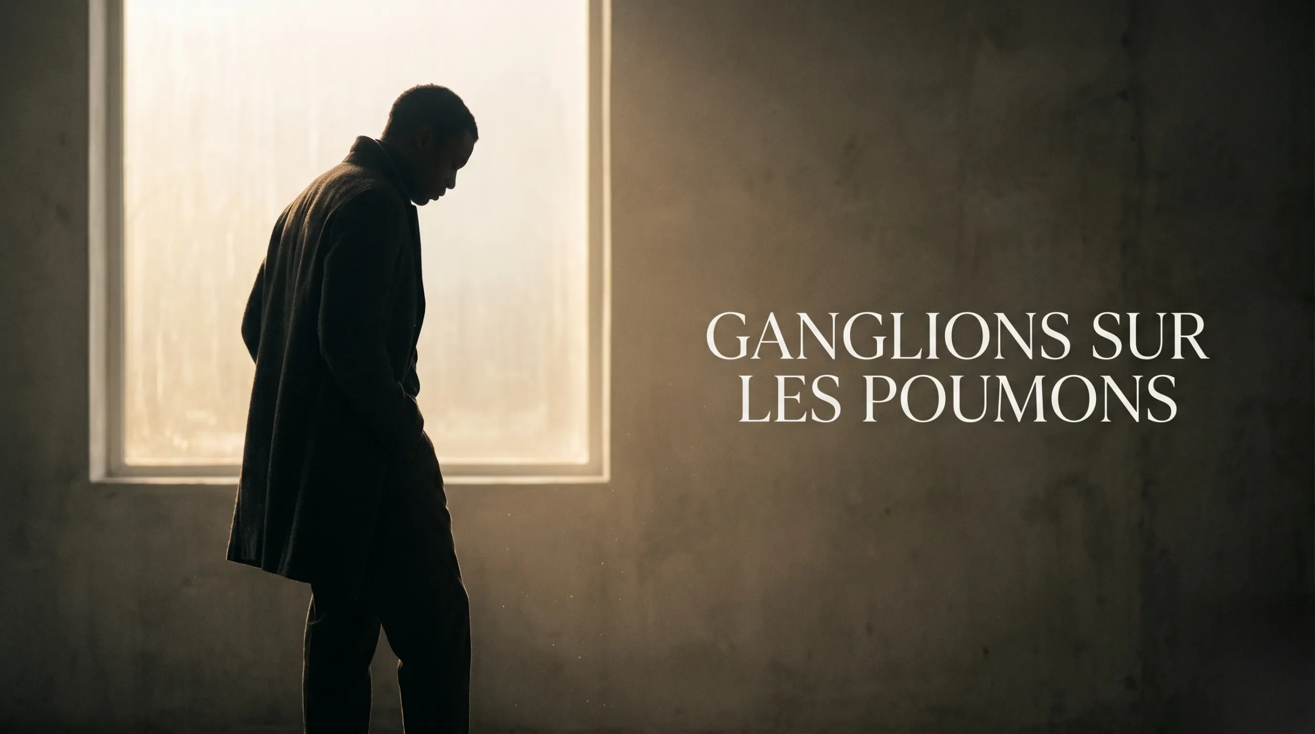 Image éditoriale professionnelle pour expliquer les ganglions pulmonaires.