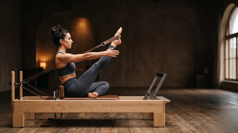 Entraînement de pilates raffiné et dynamique pour le corps