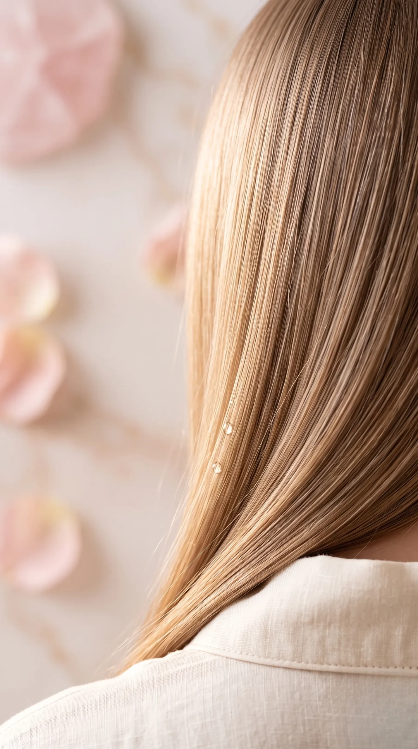 Finition parfaite sur cheveux fins dans un environnement de spa haut de gamme.