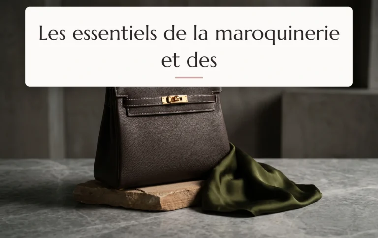 sac à main en cuir de haute qualité sublimé par un éclairage studio élégant